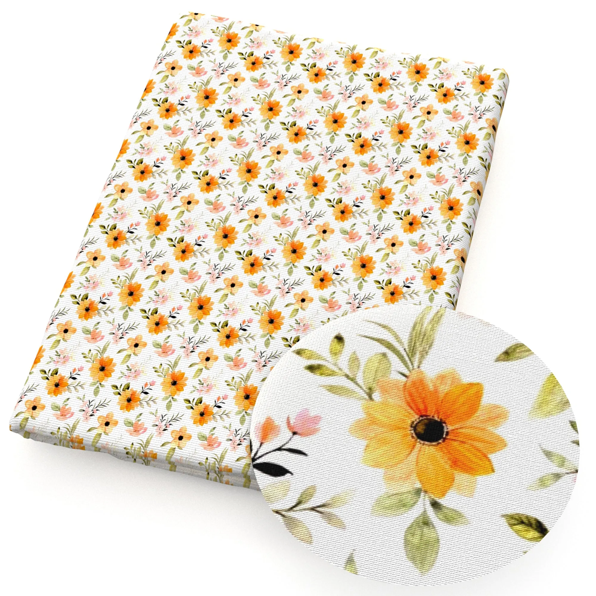 Flower Theme Printed Fabrics