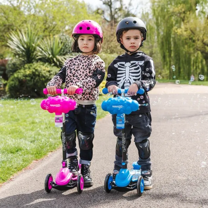 Foldable Bubble Go Tri-Scooter in Pink