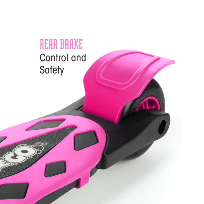 Foldable Bubble Go Tri-Scooter in Pink