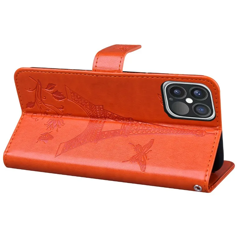 For iPhone12Promax Phone Cover 6.7Inch Mobile Phone Cover with Card Slot Phone Bracket green