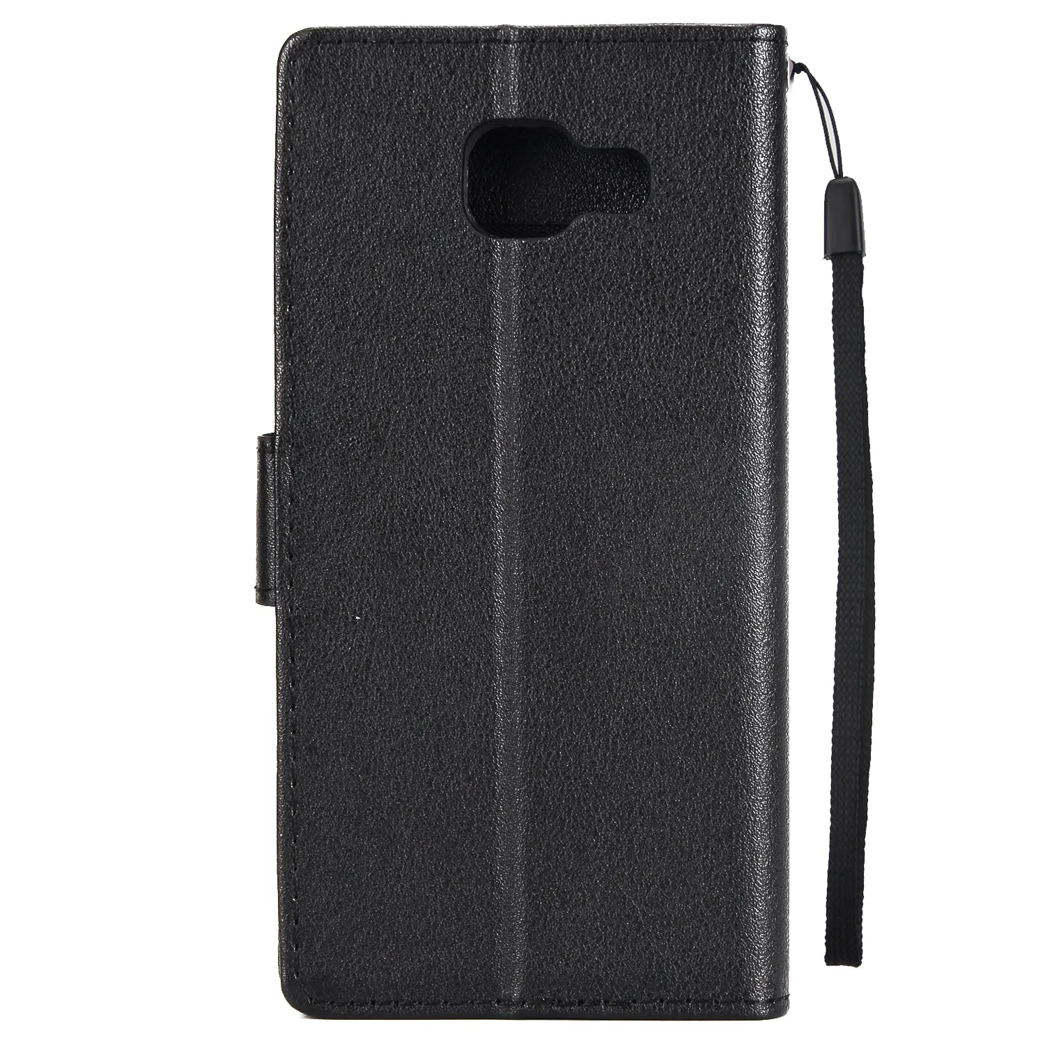 For Samsung A7 2017/A720 PU Leather Cell Phone Case Protective Cover Shell with Buckle  wine Red