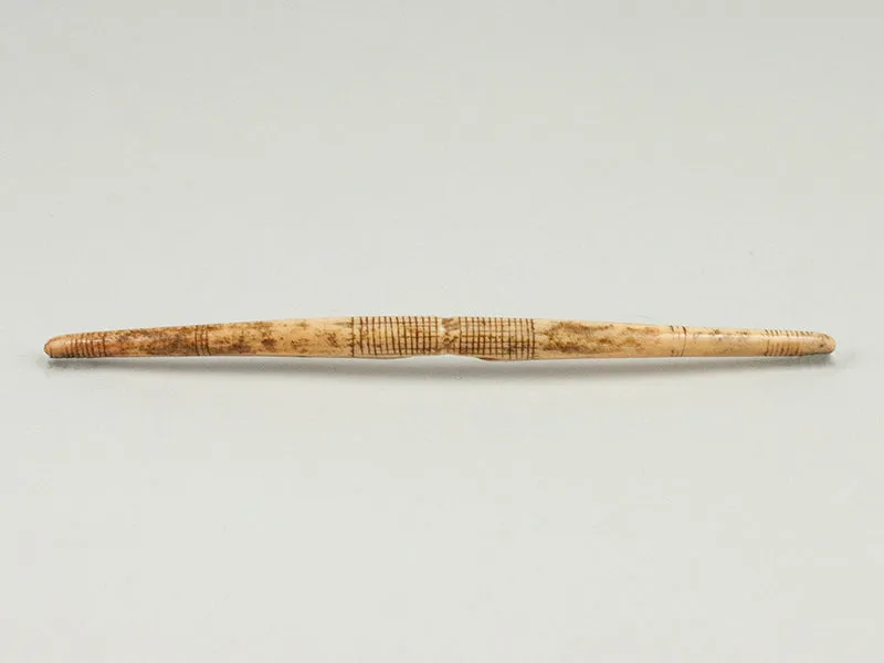 Fossilized Walrus Ivory Bag Handle