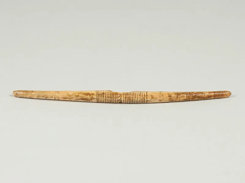 Fossilized Walrus Ivory Bag Handle