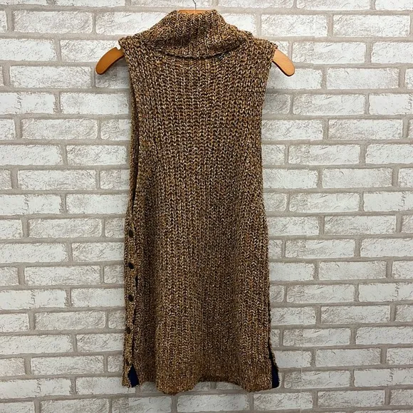 Free People Cowl Neck Valentina Sleeveless Sweater S