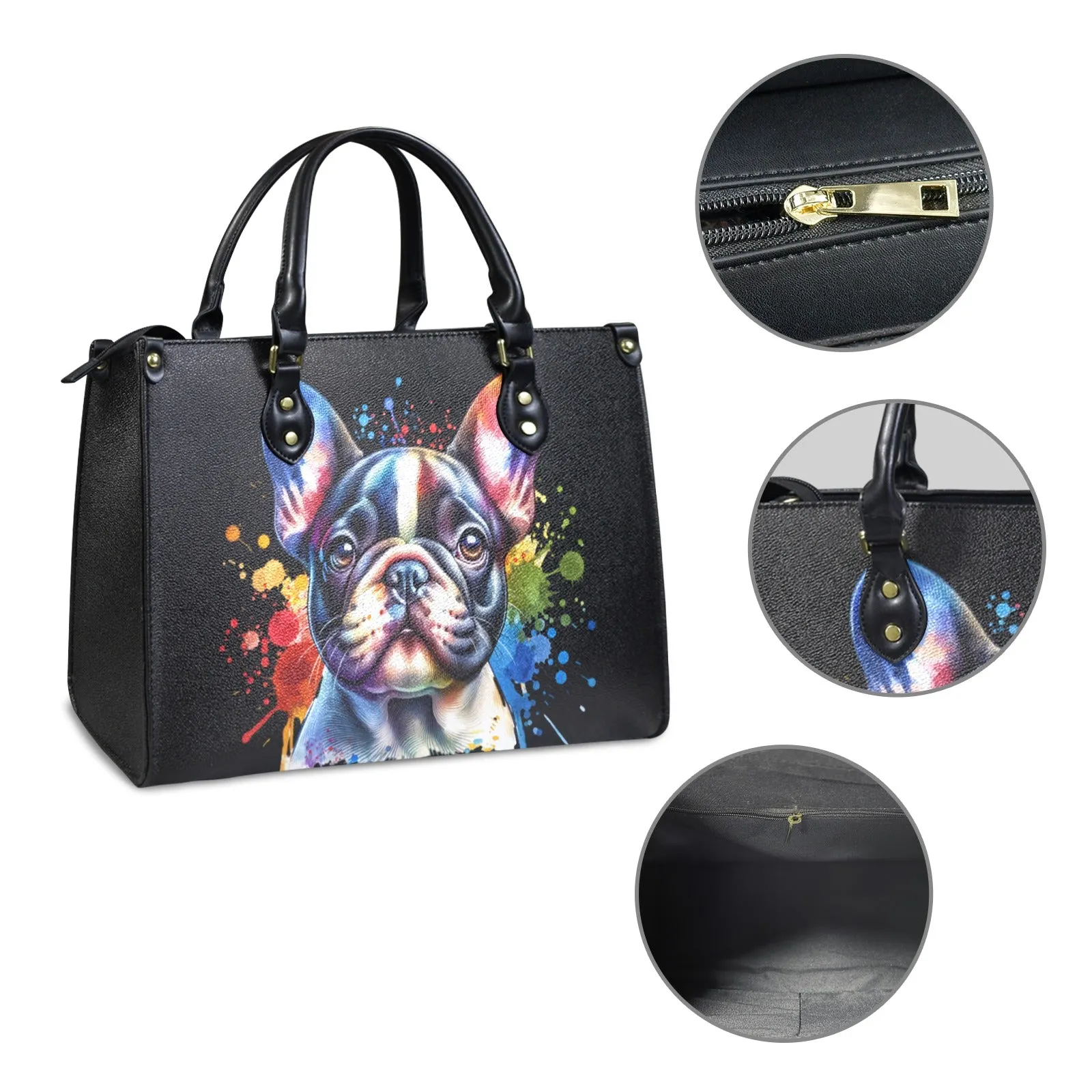 French Bulldog Handbag - Watercolor
