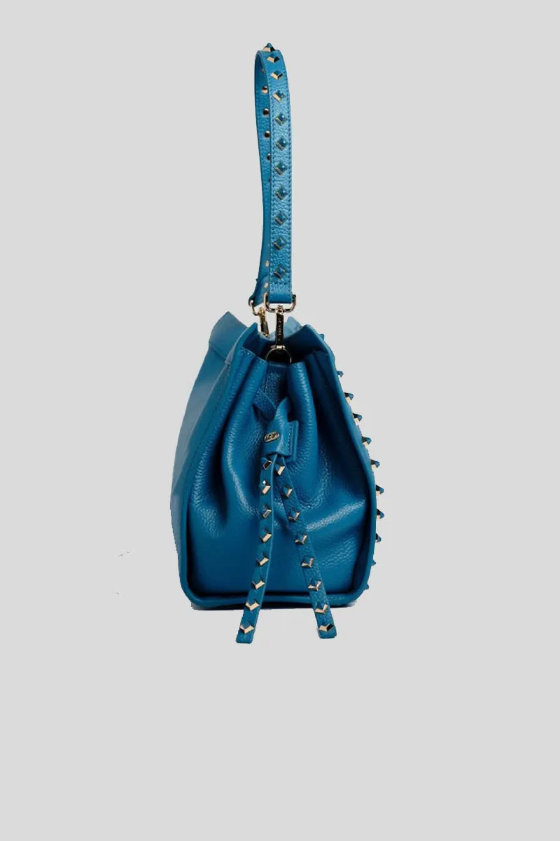 Frivolous M.Telma Handbag Tumbled Leather - Sky