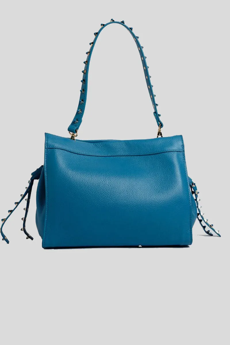 Frivolous M.Telma Handbag Tumbled Leather - Sky