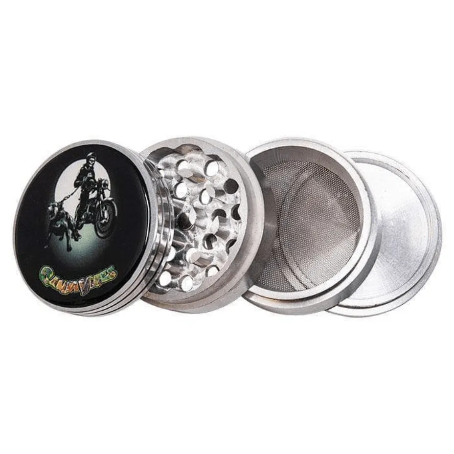Ganja Vibes Aluminum 56mm Grinder 4pc