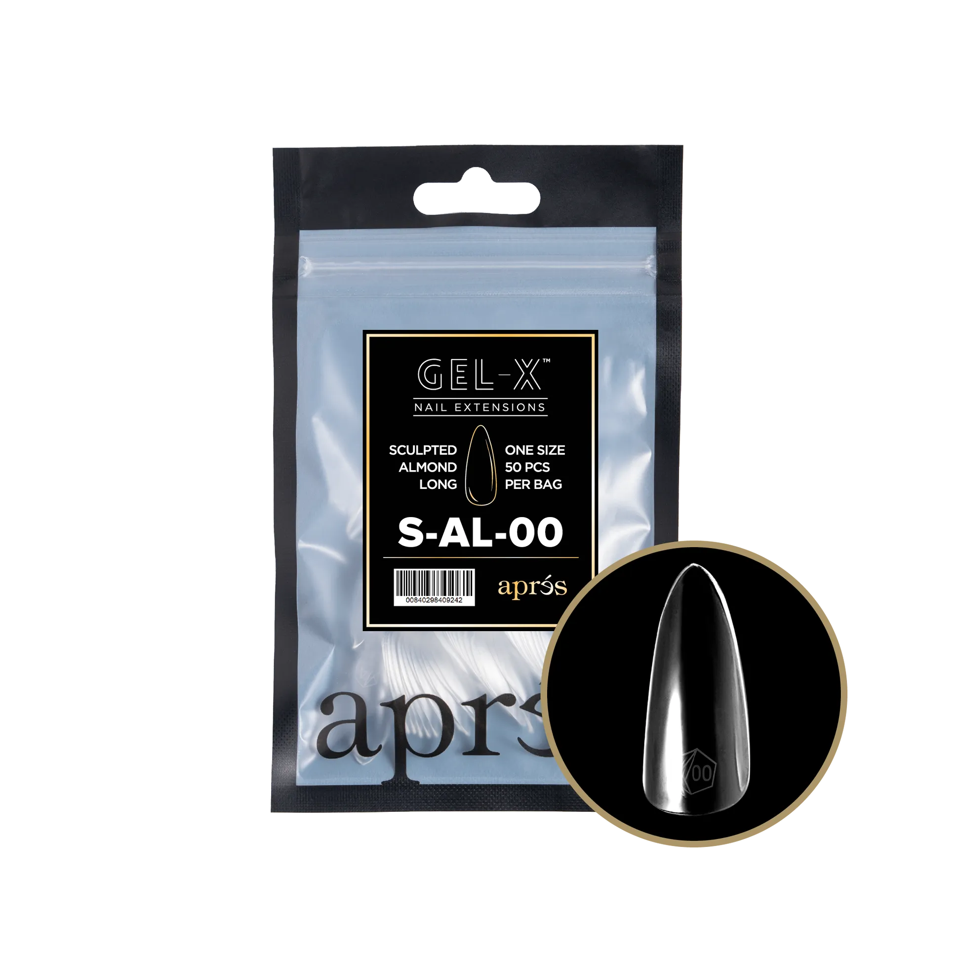 Gel-X Sculpted Almond Long 2.0 Refill Bag