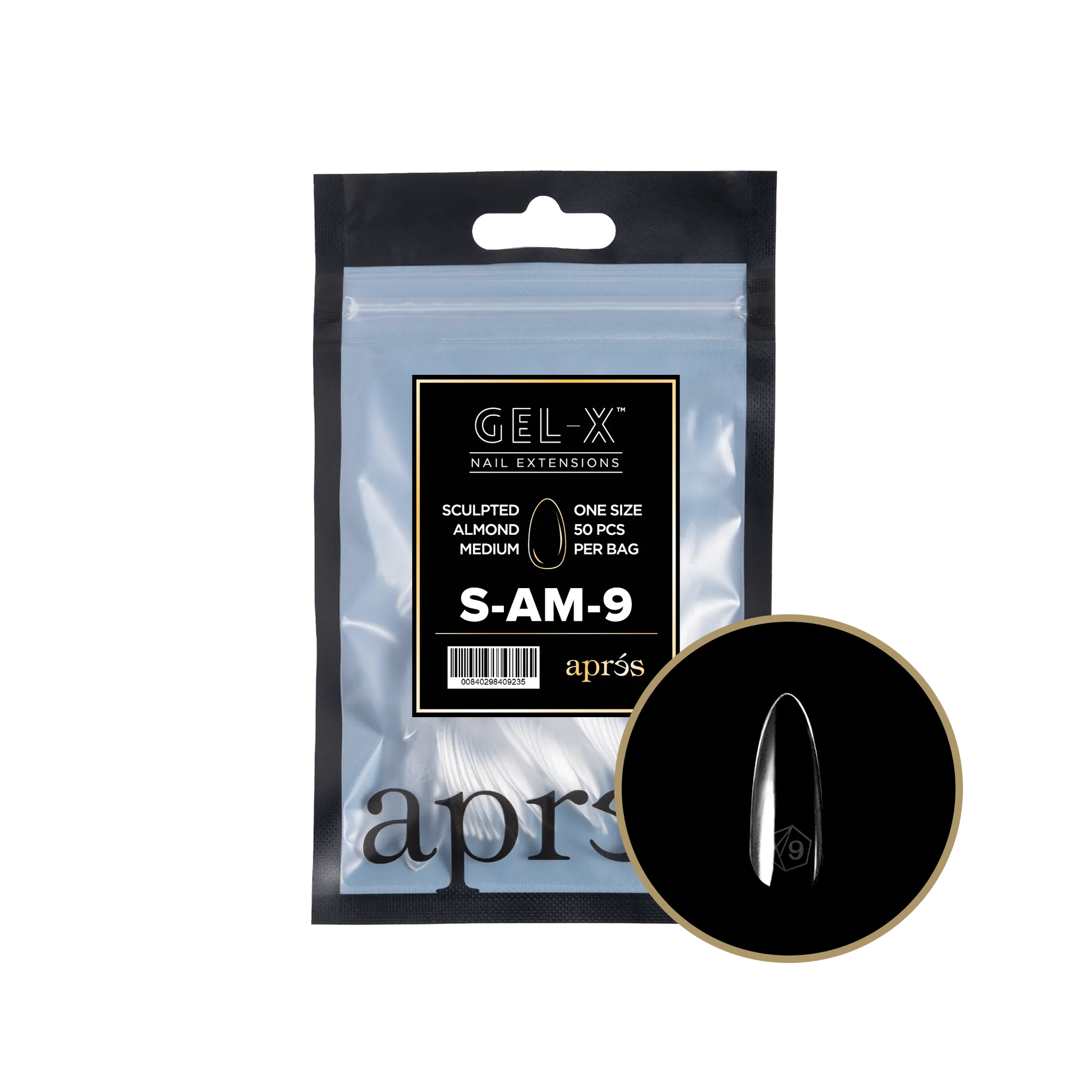 Gel-X Sculpted Almond Medium 2.0 Refill Bag