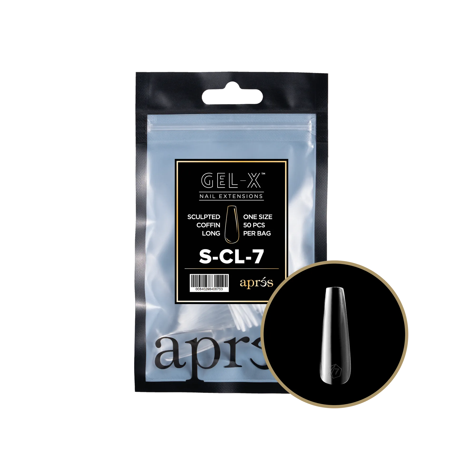 Gel-X Sculpted Coffin Long 2.0 Refill Bag