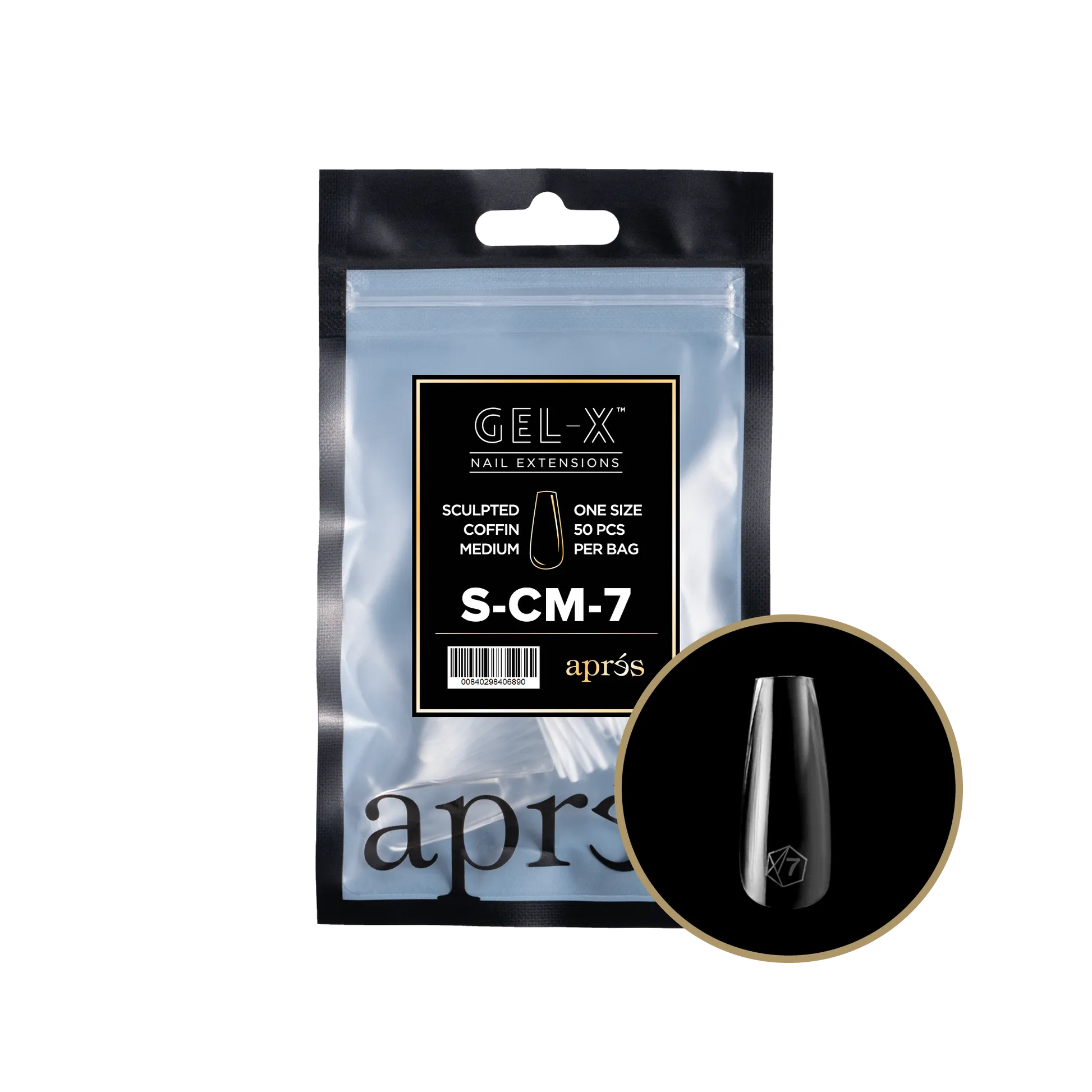 Gel-X Sculpted Coffin Medium 2.0 Refill Bag