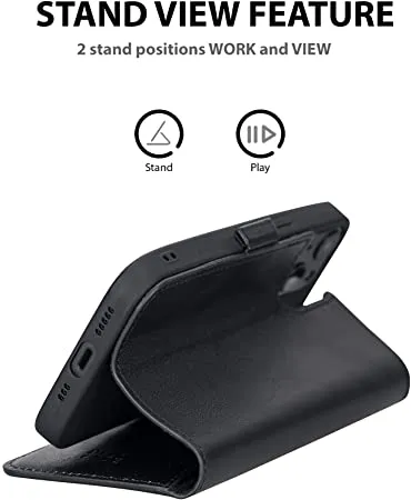 Genuine Leather Undetachable Case for iPhone 13 Pro
