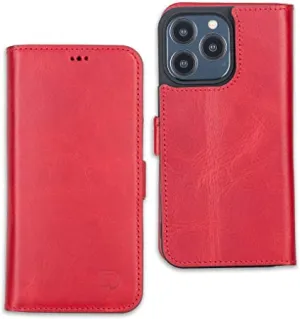 Genuine Leather Undetachable Case for iPhone 13 Pro