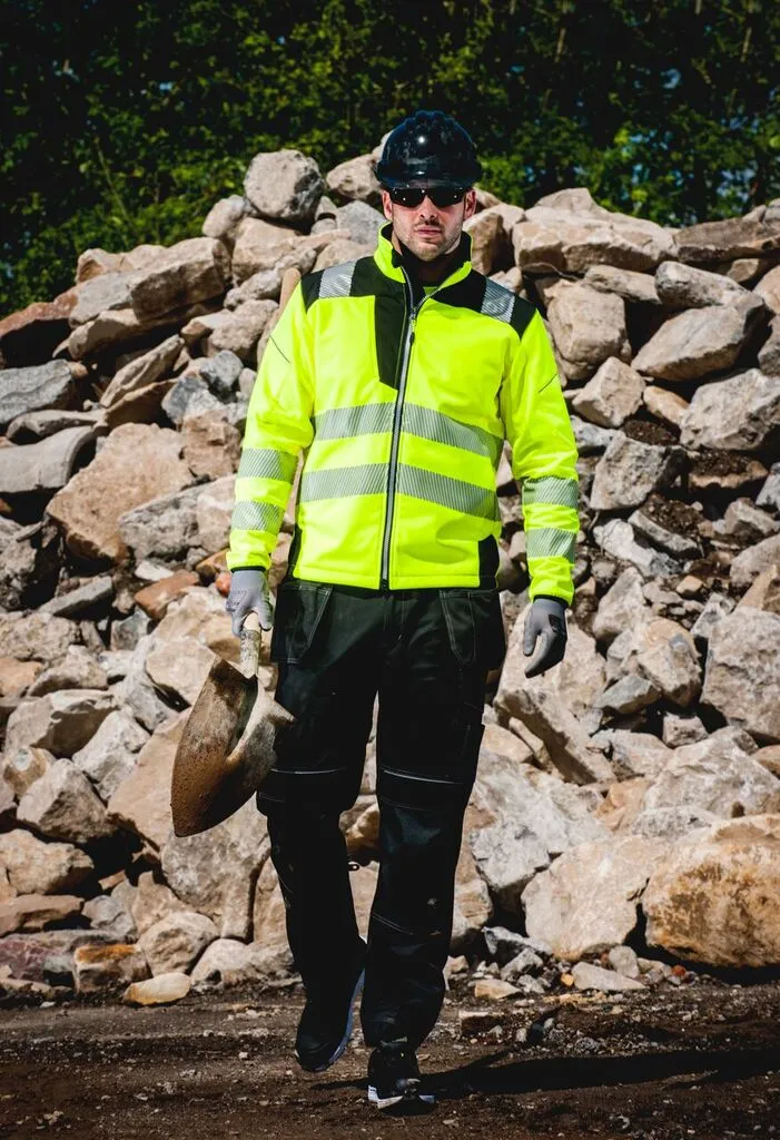 Giacca Softshell PW3 Hi-Vis