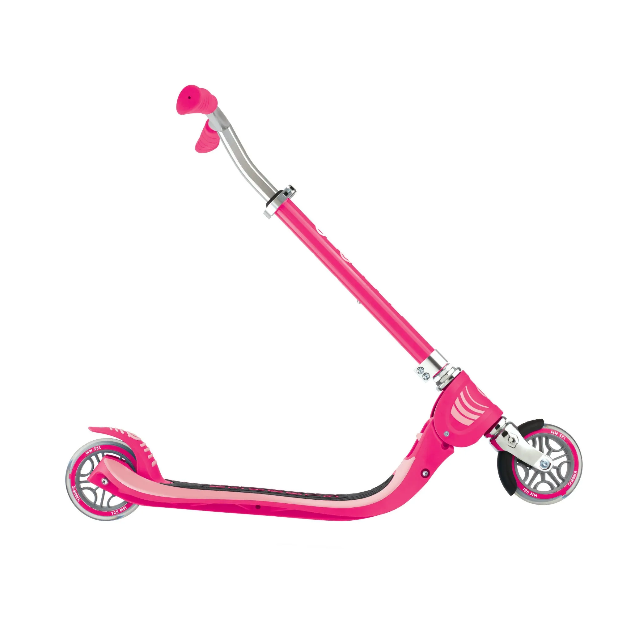 Globber Flow 125 Foldable 2-Wheels Kick Scooter – Fuchsia