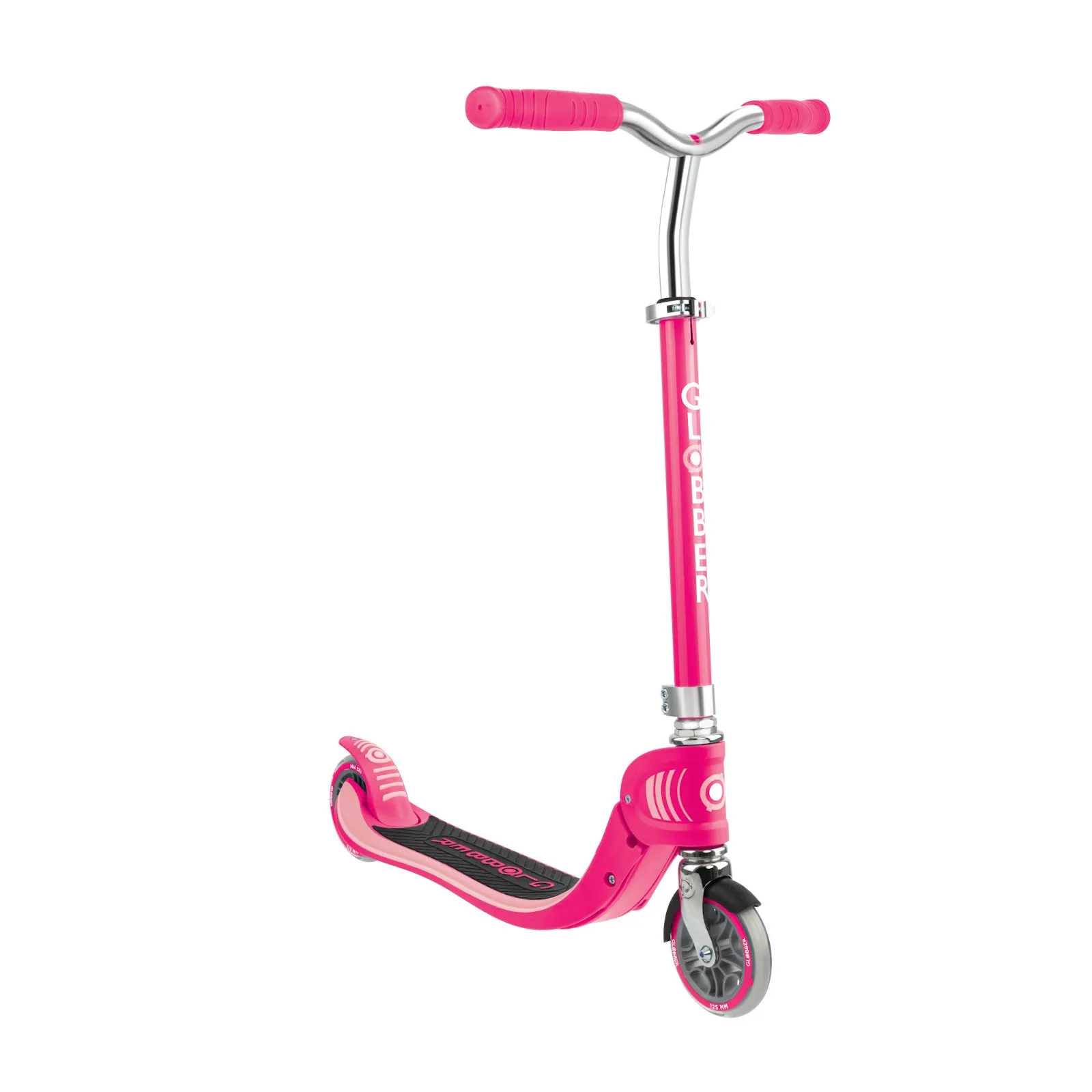 Globber Flow 125 Foldable 2-Wheels Kick Scooter – Fuchsia
