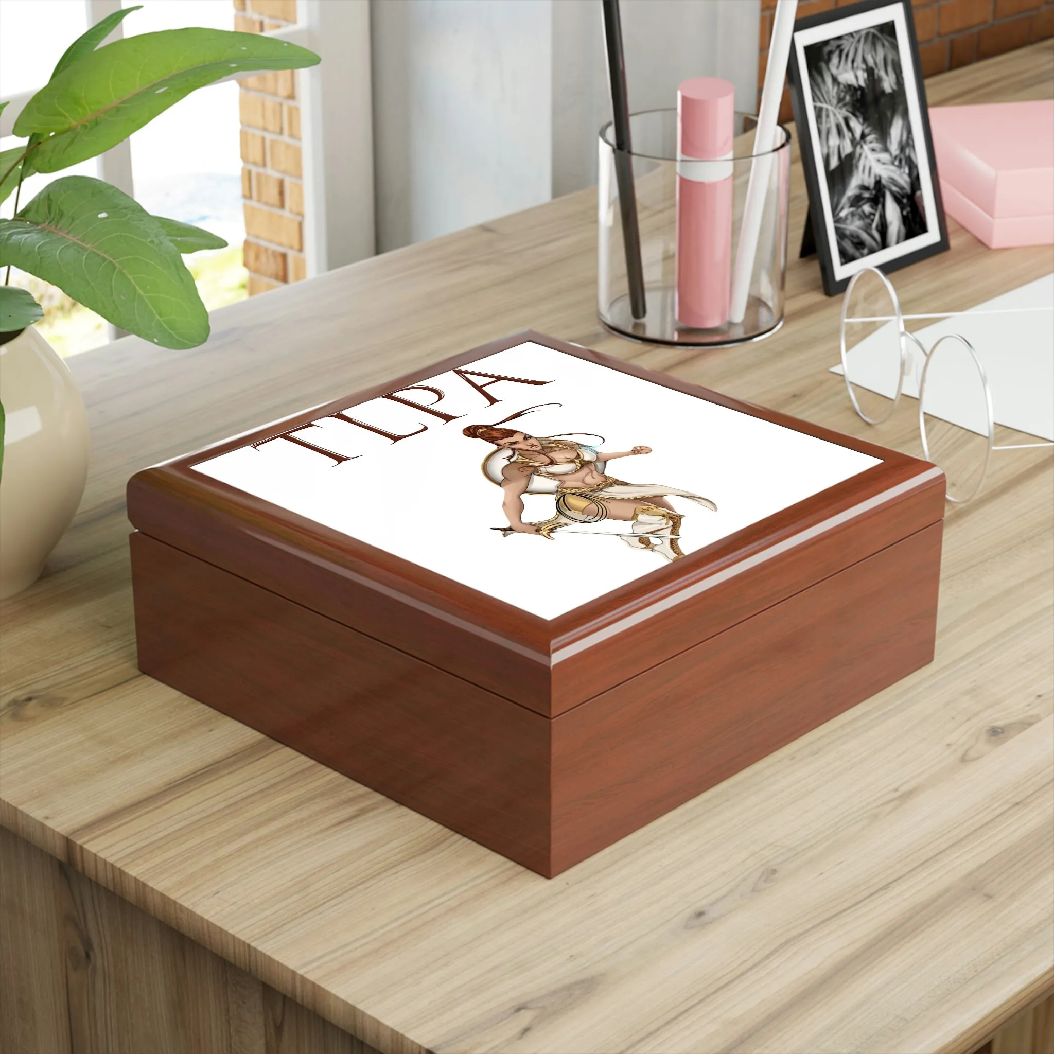 Goddess Athena Jewelry Box