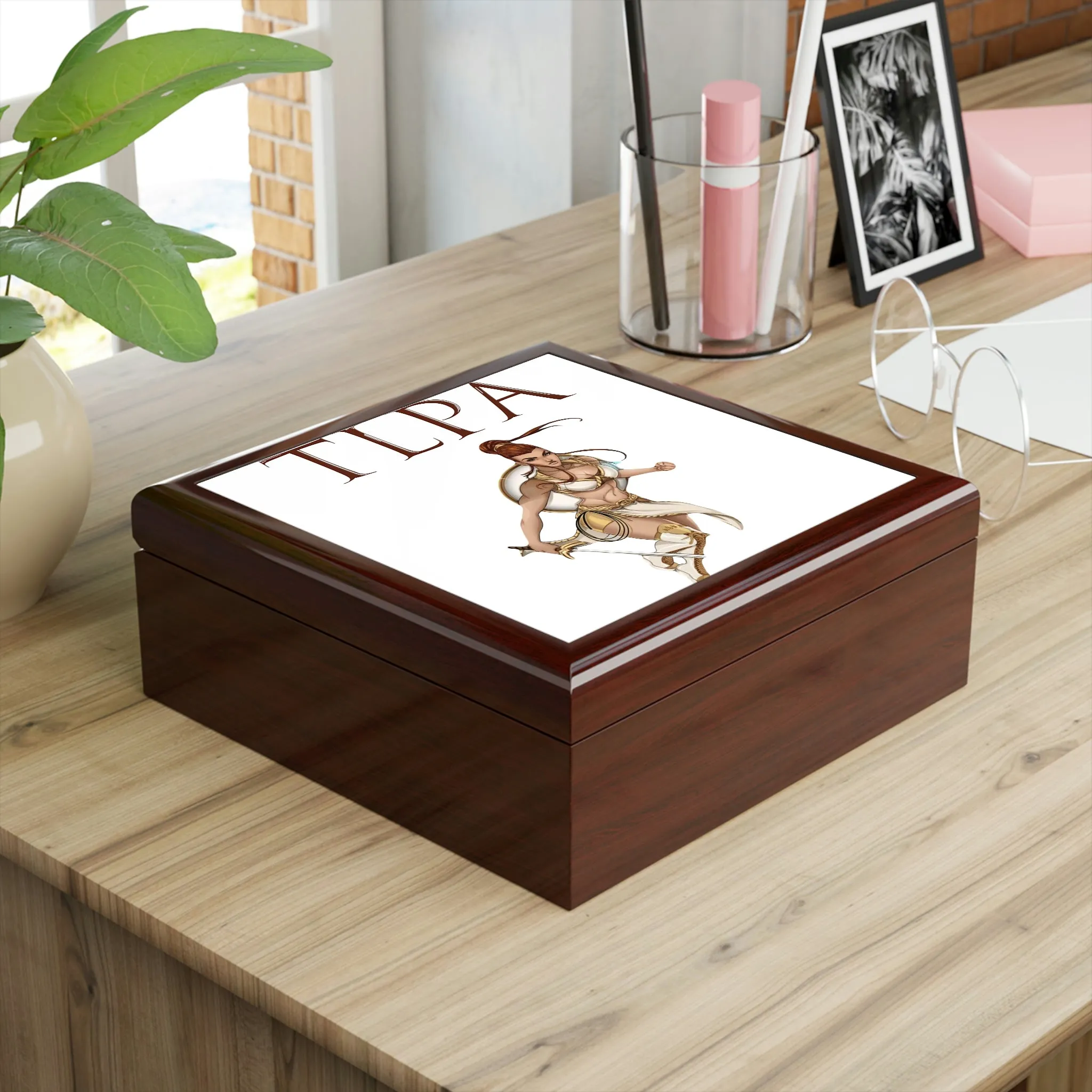 Goddess Athena Jewelry Box