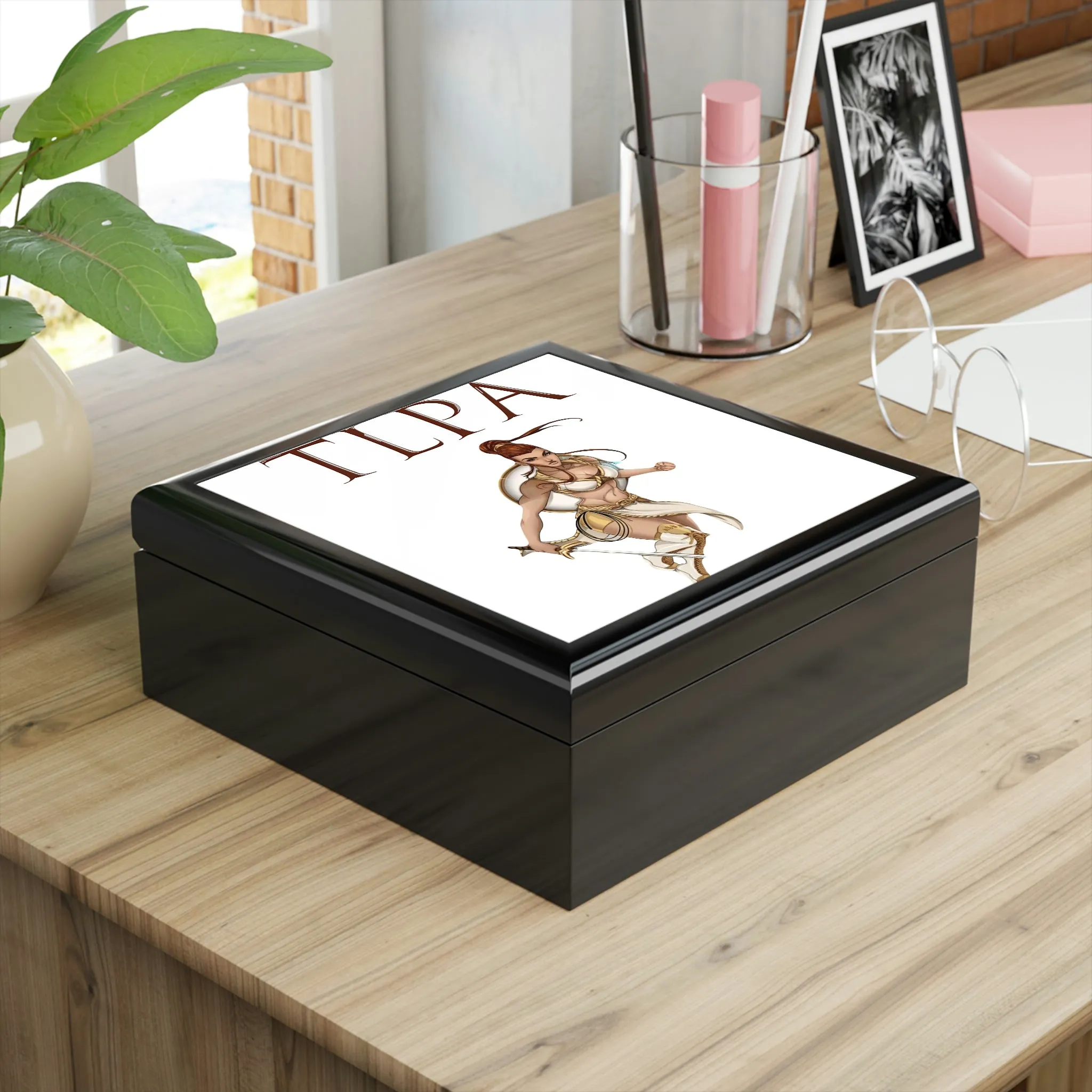 Goddess Athena Jewelry Box