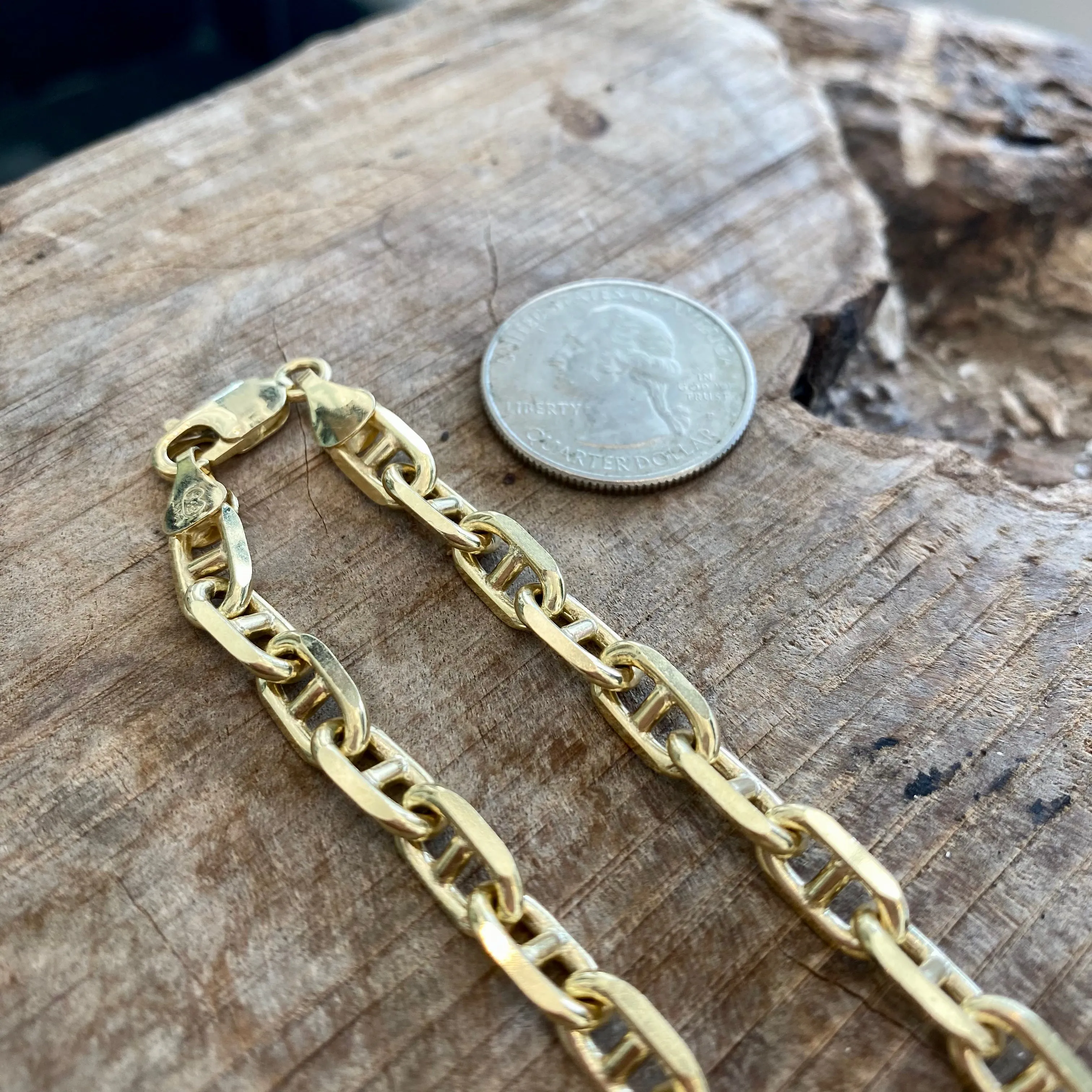 Gold Anchor Chain