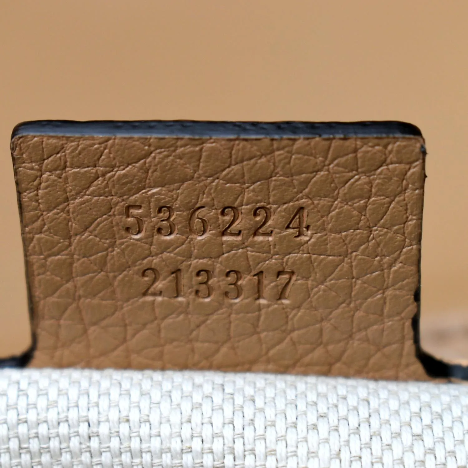 GUCCI Soho Chain Flap Leather Crossbody Bag Brown 536224