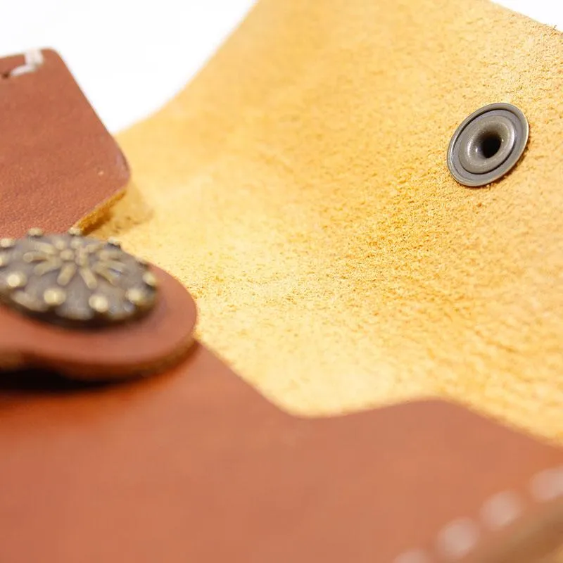 HANDMADE LEATHER CUTE Women Card Change Holder Pouch PERSONALIZED MONOGRAMMED GIFT CUSTOM Coin Wallet Holder