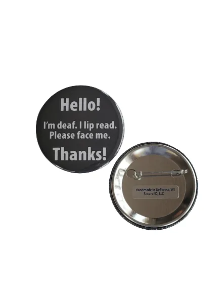 Hard of Hearing Buttons