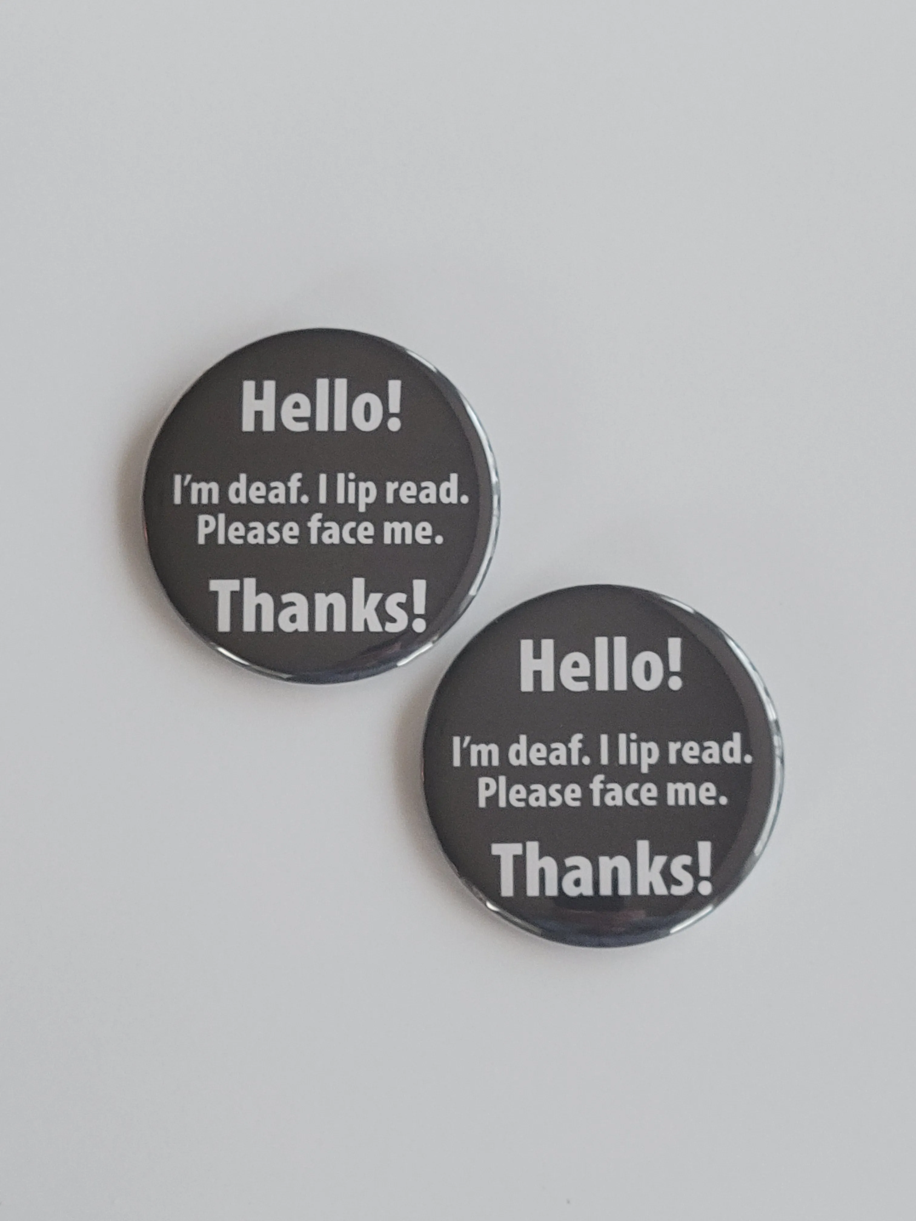 Hard of Hearing Buttons