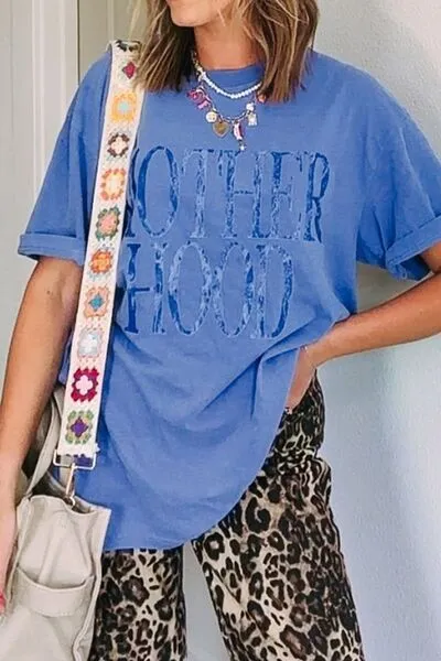 Hazel Blues® |  MOTHERHOOD Letter Graphic T-Shirt