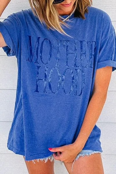 Hazel Blues® |  MOTHERHOOD Letter Graphic T-Shirt