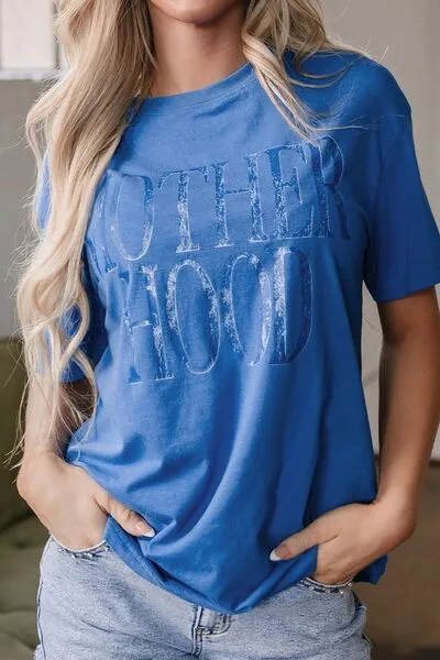 Hazel Blues® |  MOTHERHOOD Letter Graphic T-Shirt