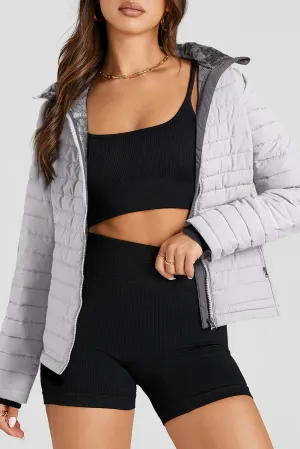 Hazel Blues® |  Turtleneck Zip Up Long Sleeve Jacket