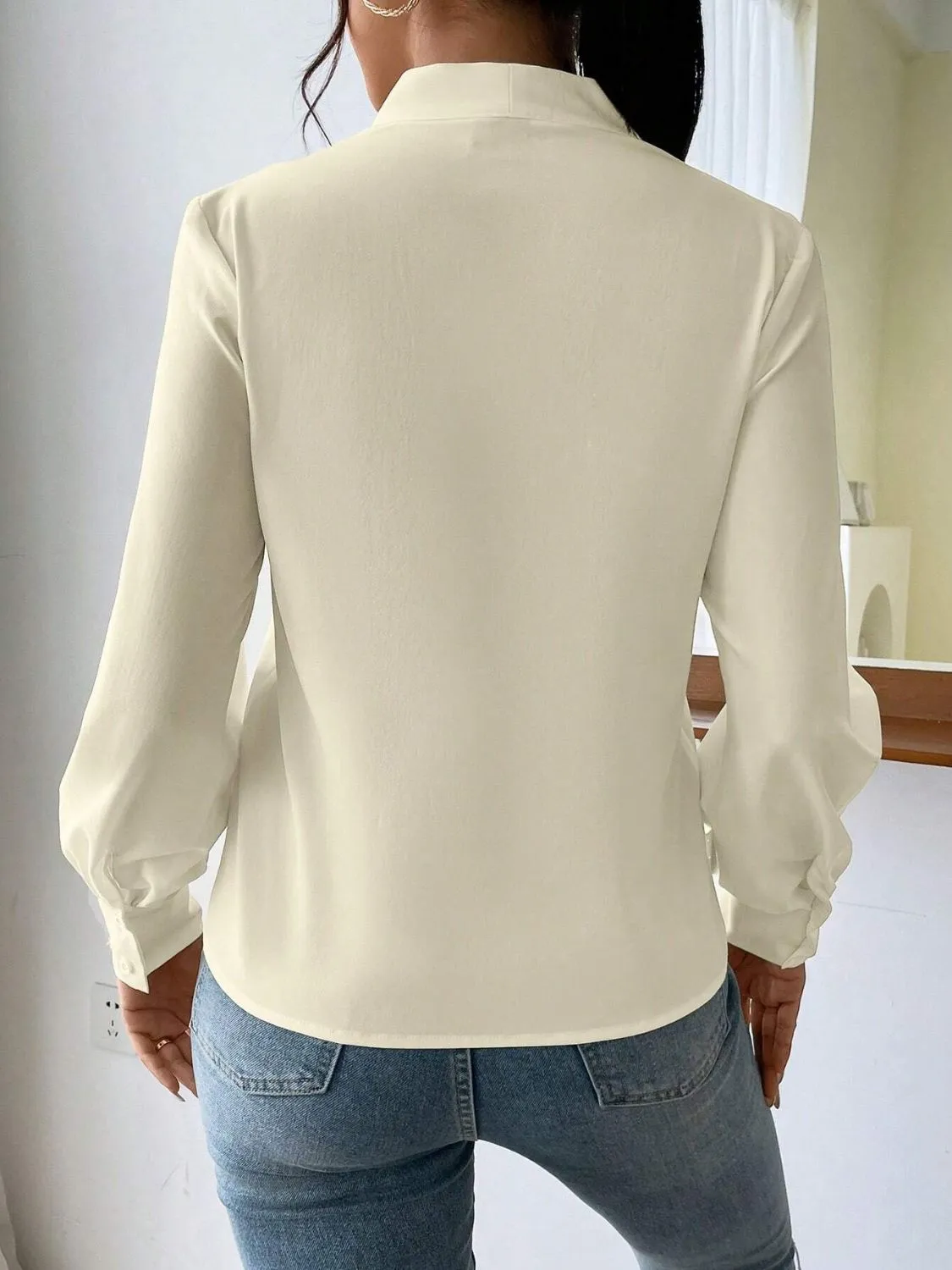 Hazel Blues® |  V Neck Long Sleeve Top