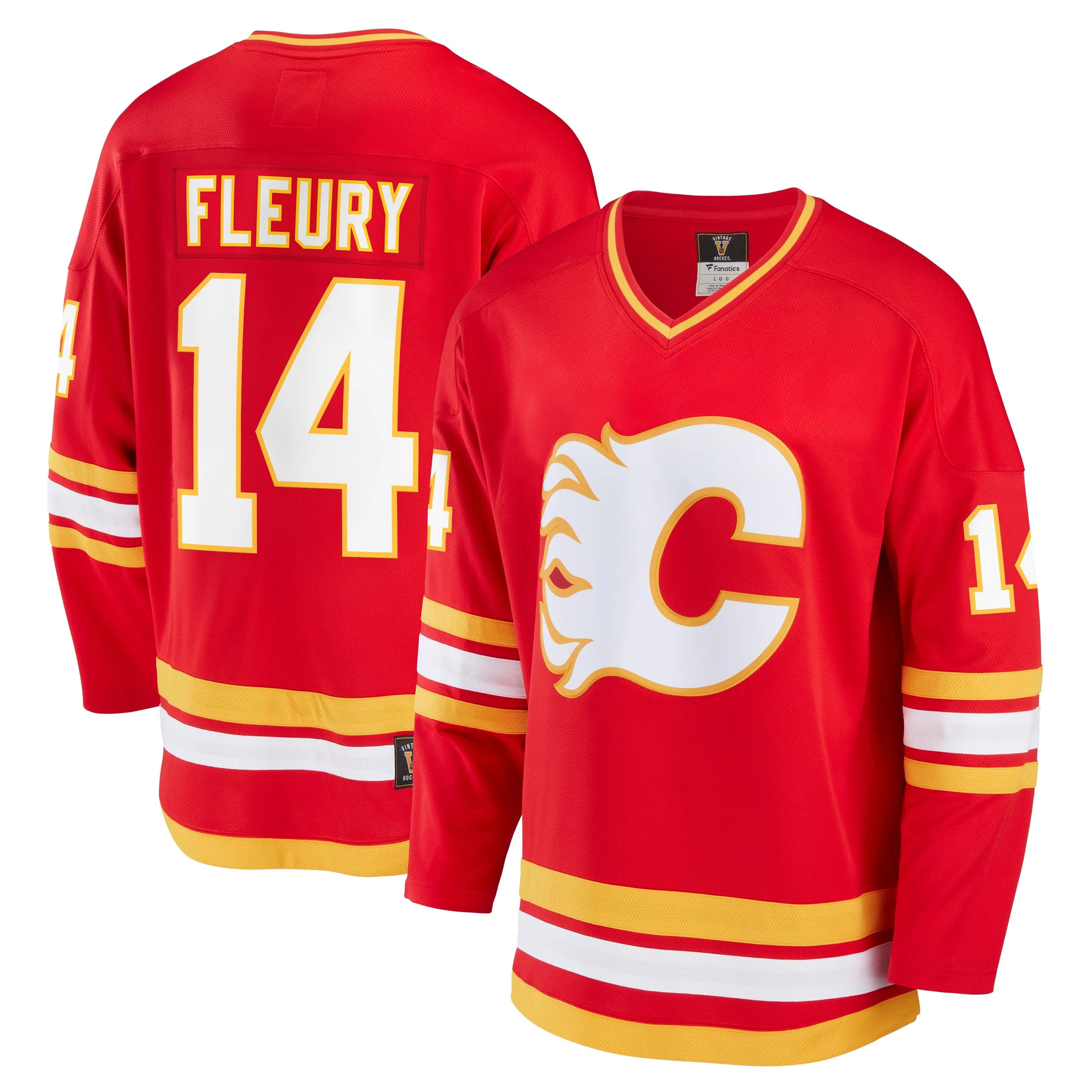 Heritage Jersey Calgary Flames- Fleury
