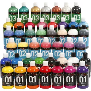High Quality A-Color Water-Based Acrylic Paint Glossy Mat Metallic