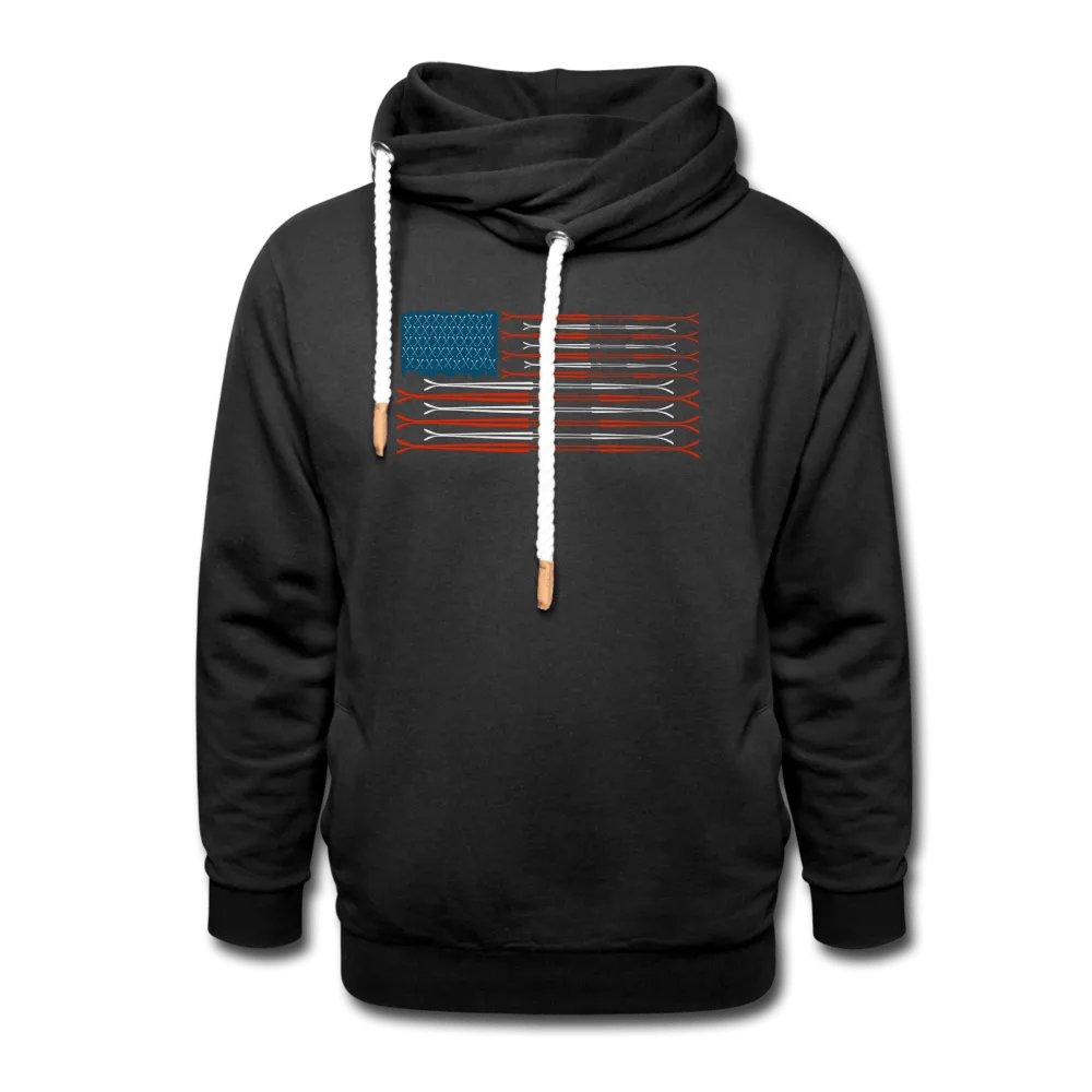 In The Mountains We Trust Shawl Collar Hoodie