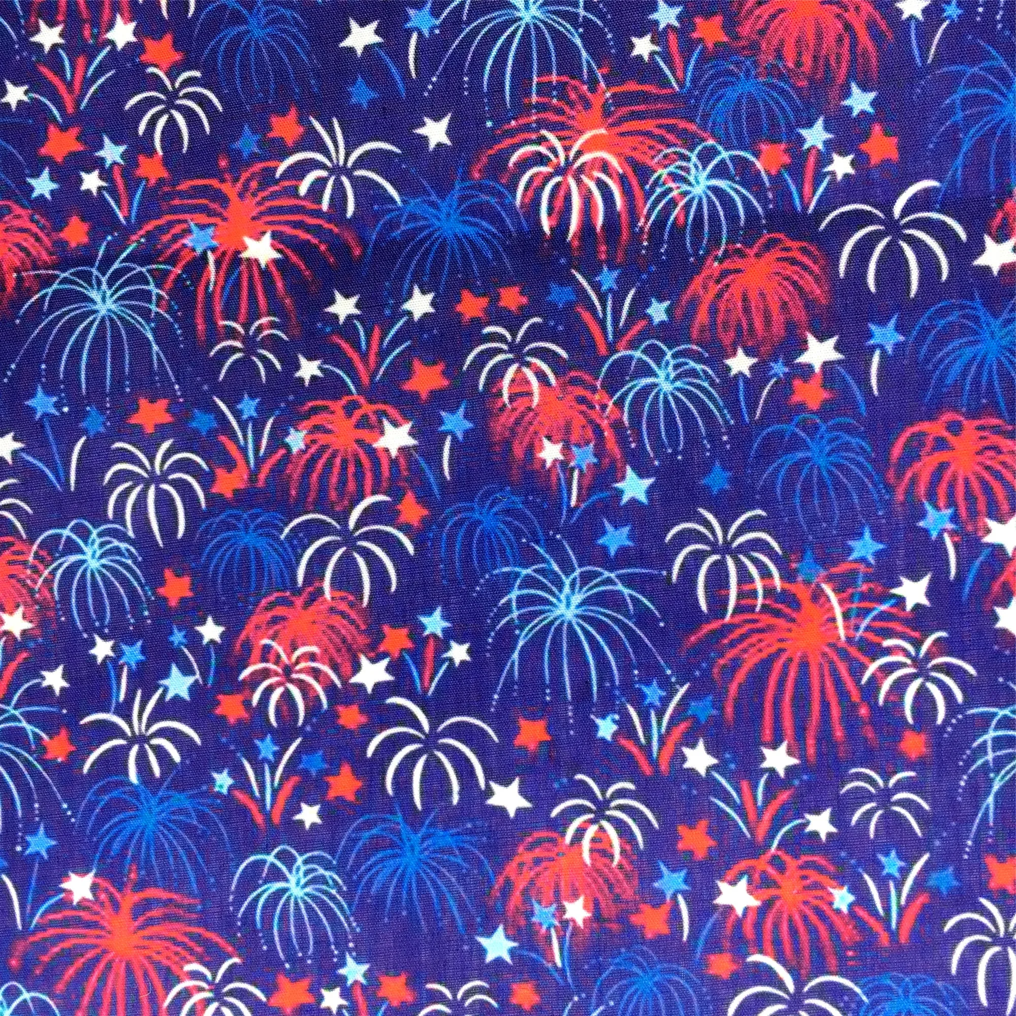 Independence Day (4 of july) Theme Printed Fabric