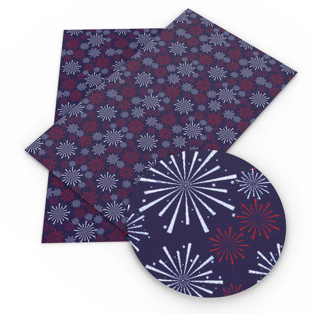 Independence Day (4 of july) Theme Printed Fabric