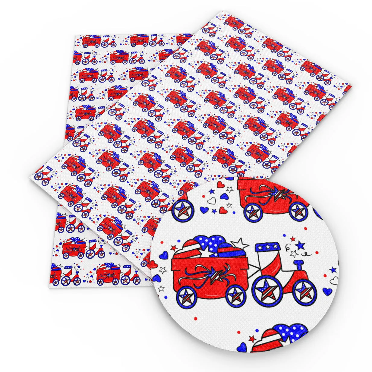 Independence Day (4 of july) Theme Printed Fabric