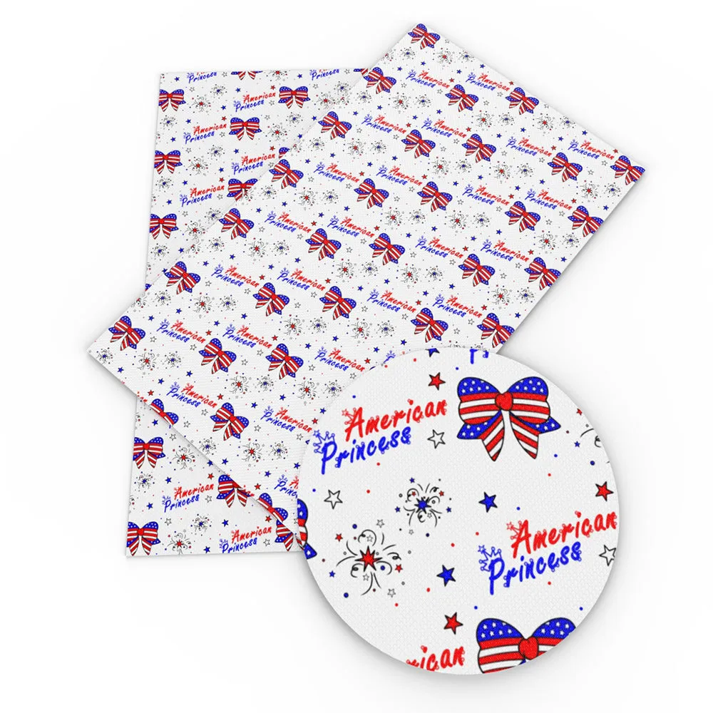Independence Day (4 of july) Theme Printed Fabric