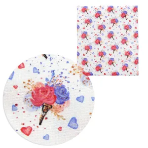 Independence Day (4 of july) Theme Printed Fabric