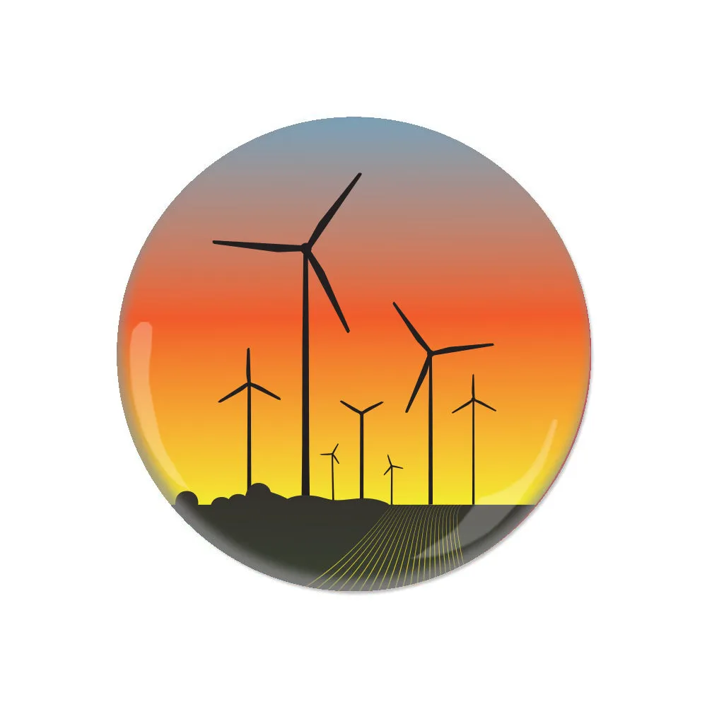 Iowa Wind Turbine Button