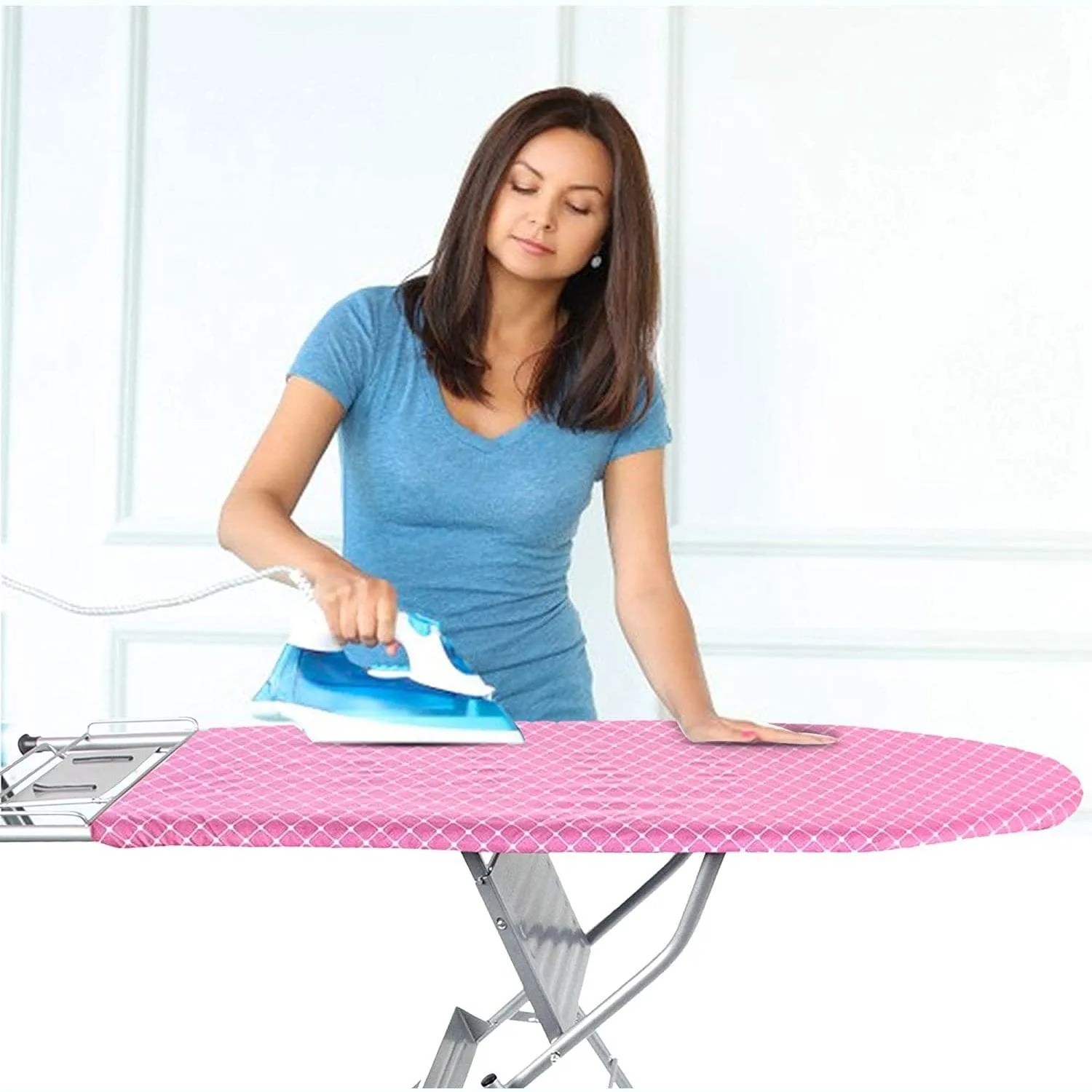 Ironing Table Board With 3 Steps Foldable Ladder - 150Kg