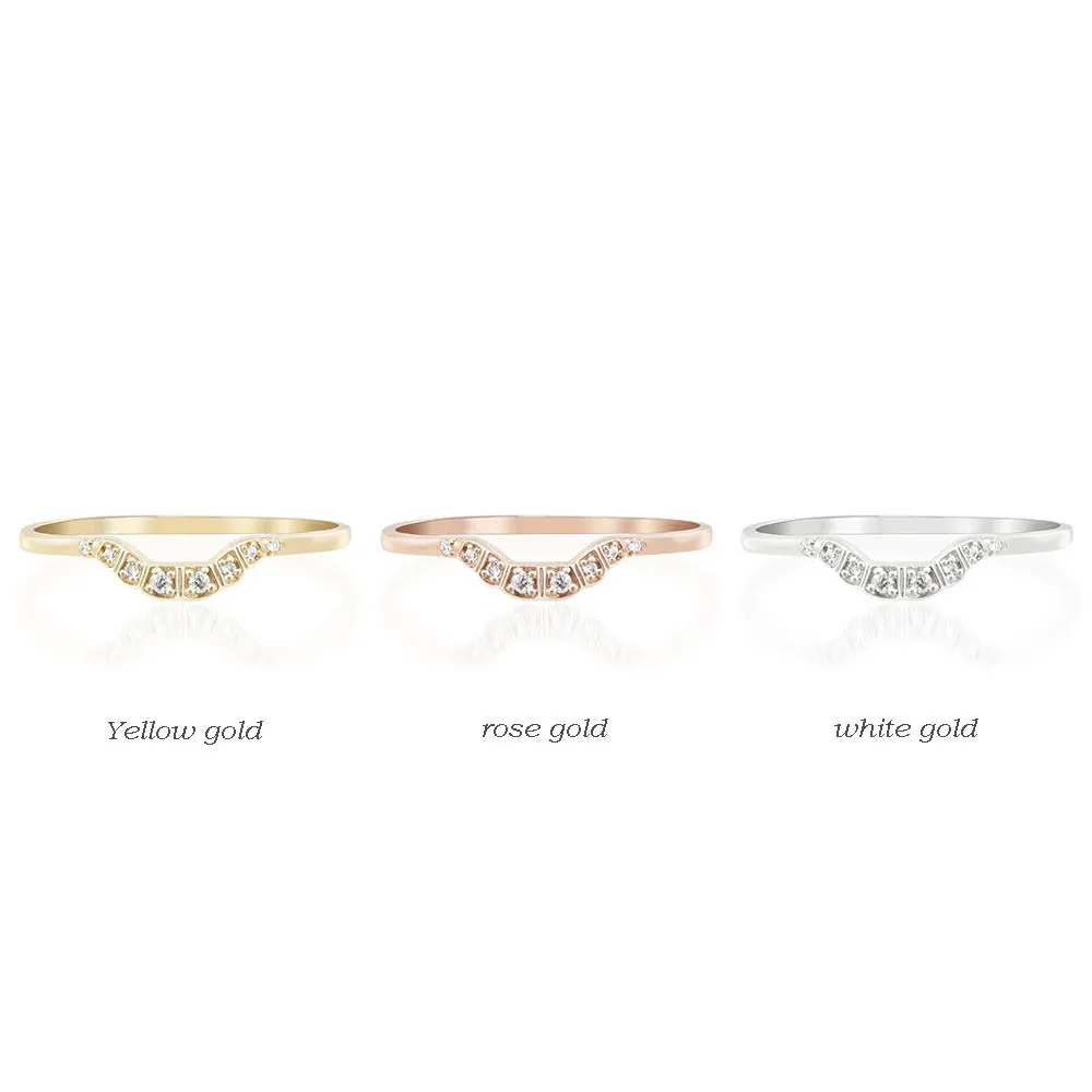 Isabel's Curved Ring
