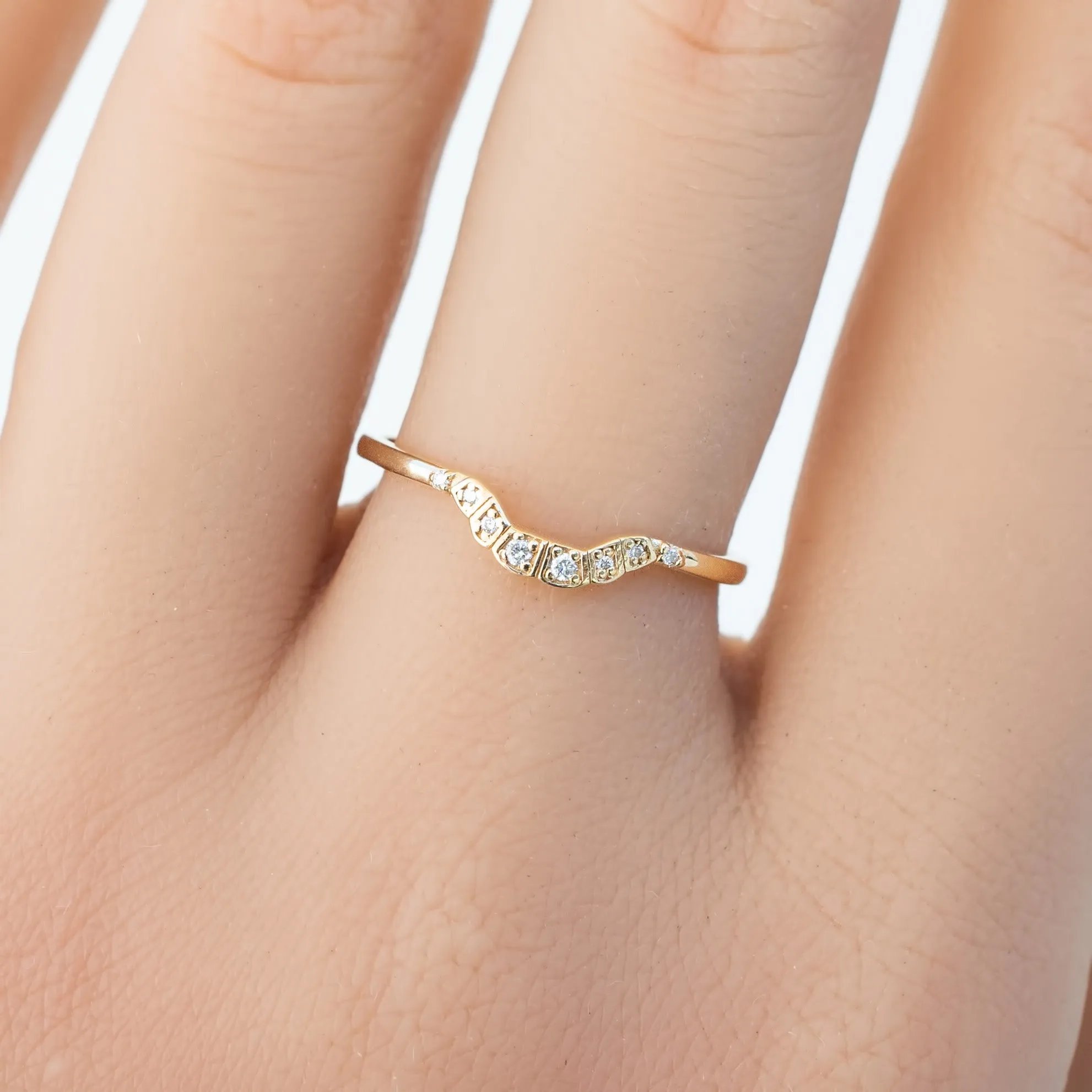 Isabel's Curved Ring