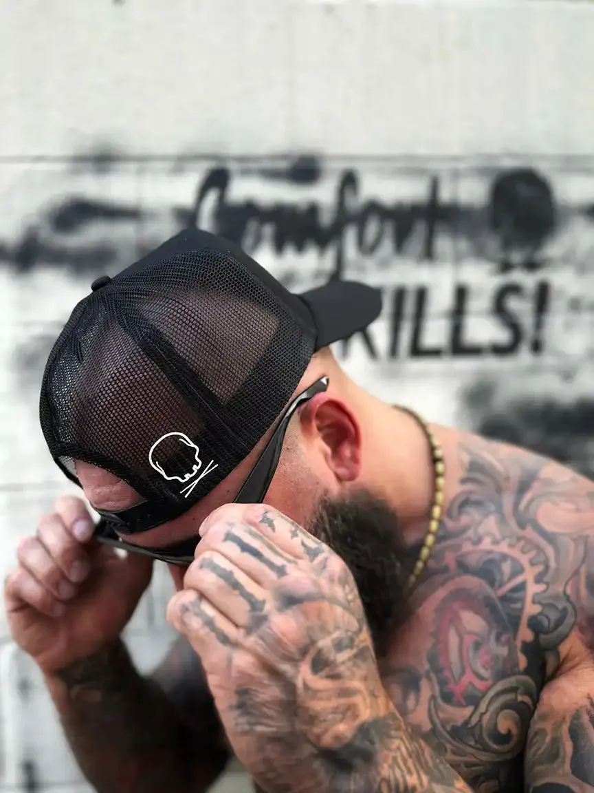 JOKER CURVED BILL BLACK HAT