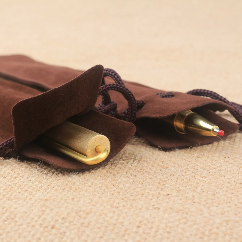 Keii Gold Pen with Brown pouch