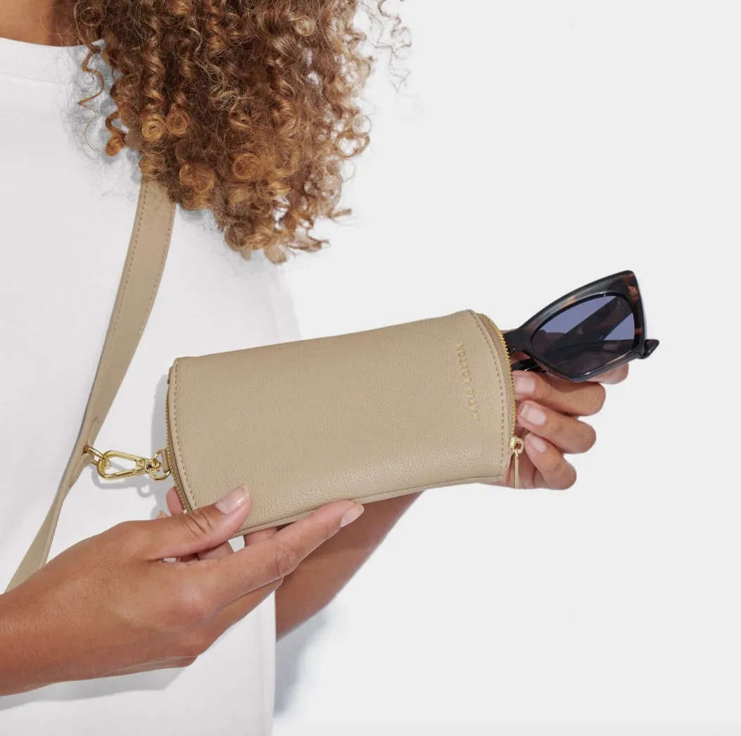KL Clip-On Sunglasses Case-Light Taupe
