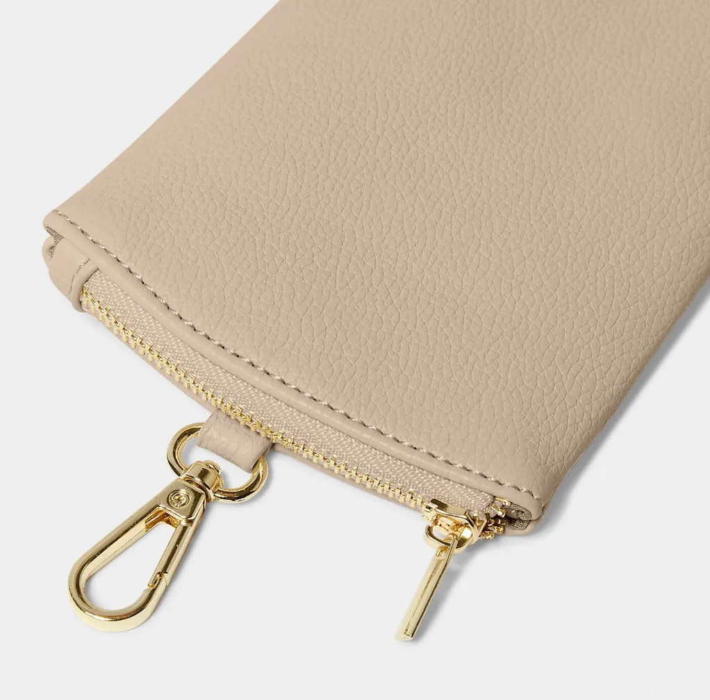 KL Clip-On Sunglasses Case-Light Taupe